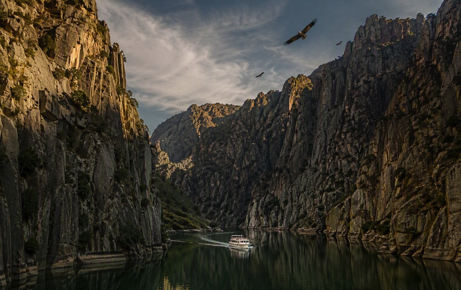 Arribes del Duero river canyon cliffs